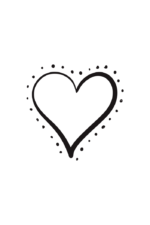 Hand Drawn Heart With Spots Free SVG File