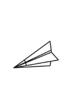 Paper Plane Free SVG file