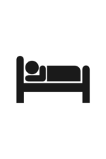 Sleeping In Bed Icon Free SVG File