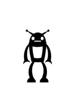 UFO Robot Free SVG File