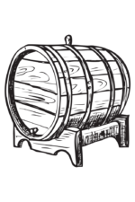 Beer Wine Barrel Free SVG File