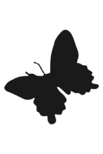 Butterfly Silhouette Free SVG File