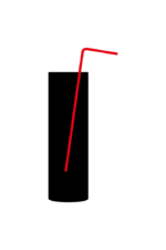 Drink With Straw Free SVG File