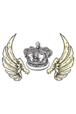 King Crown And Angel Wings Free SVG File