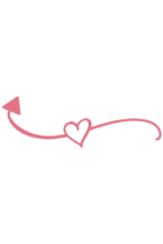 Arrow With Heart - free svg file for members