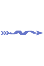 Right Curly Feather Arrow Free SVG File