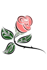 Rose Flower Free SVG File