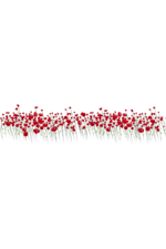 Roses Meadow Free SVG File