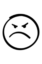 Sad Angry Emoji Free SVG File