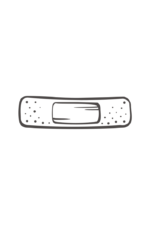 Sticking Plaster Free SVG File