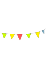 Triangle Pennant Party Banner Free SVG File
