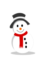 Snowman Clipart Winter Free SVG File