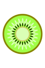 Kiwi Fruit Clipart Free SVG File