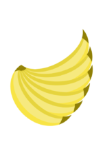 Bananas Clipart, Fruit Free SVG File