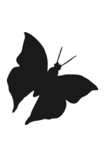 Butterfly Silhouette Free SVG File