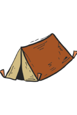 Camping Tent Clipart Free SVG File