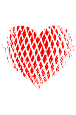 Distressed Fancy Heart Free SVG File