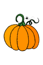 Fall Pumpkin Clipart Free SVG File