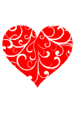 Fancy Heart Free SVG Cut File