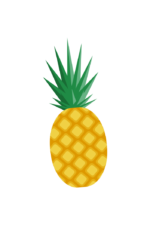 Pineapple Fruit Clipart Free SVG File