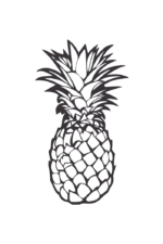 Pineapple - free svg file for members