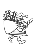 Santa Claus, Hand Drawn Free SVG File