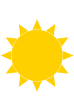 Decorative Sun - free svg file for members