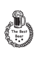 The Best Beer Mug, Sign in Wreath Free SVG File