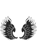 Angel Wings Free SVG File