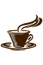 Coffee Cup Silhouette - free svg file for members