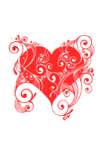Fancy Heart Free SVG File