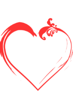 Fancy Heart Shape Free SVG File