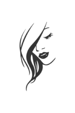 Girl Woman Face - free svg file for members