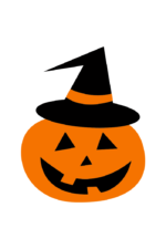 Halloween Pumpkin With Hat - free svg file for members