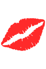 Lips Kiss - free svg file for members