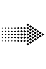 Multiple Right Arrow Free SVG File
