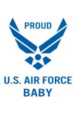 Proud U.S. Air Force Baby Free SVG File