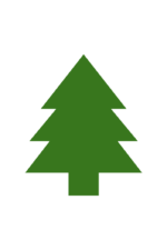 Simple Spruce Pine Tree Silhouette Free SVG File