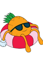 Summer Pineapple Clipart - free svg file for members