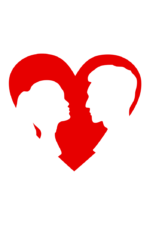 Valentine Heart Boy And Girl Free SVG File