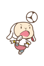 Rabbit Playing Soccer Free SVG File