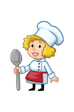Cook Chef Woman Clipart Free SVG File
