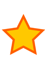 Double Layered Star Clipart Free SVG File