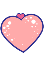 Fancy Double Heart Clipart Free SVG File