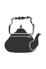 Traditional Serving Tea Pot Free SVG File