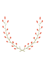 Half Wreath Free SVG File