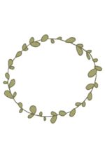 Circular Ornamental Wreath Free SVG File