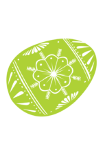 Green Easter Egg Clipart Free SVG File
