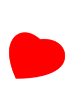 Simple Love Heart Shape Free SVG File