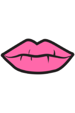 Pink Lips Clipart Free SVG File